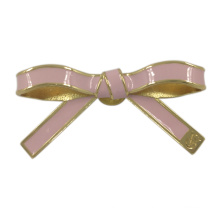 Broches de Bowknot de metal decorativo de senhoras de moda